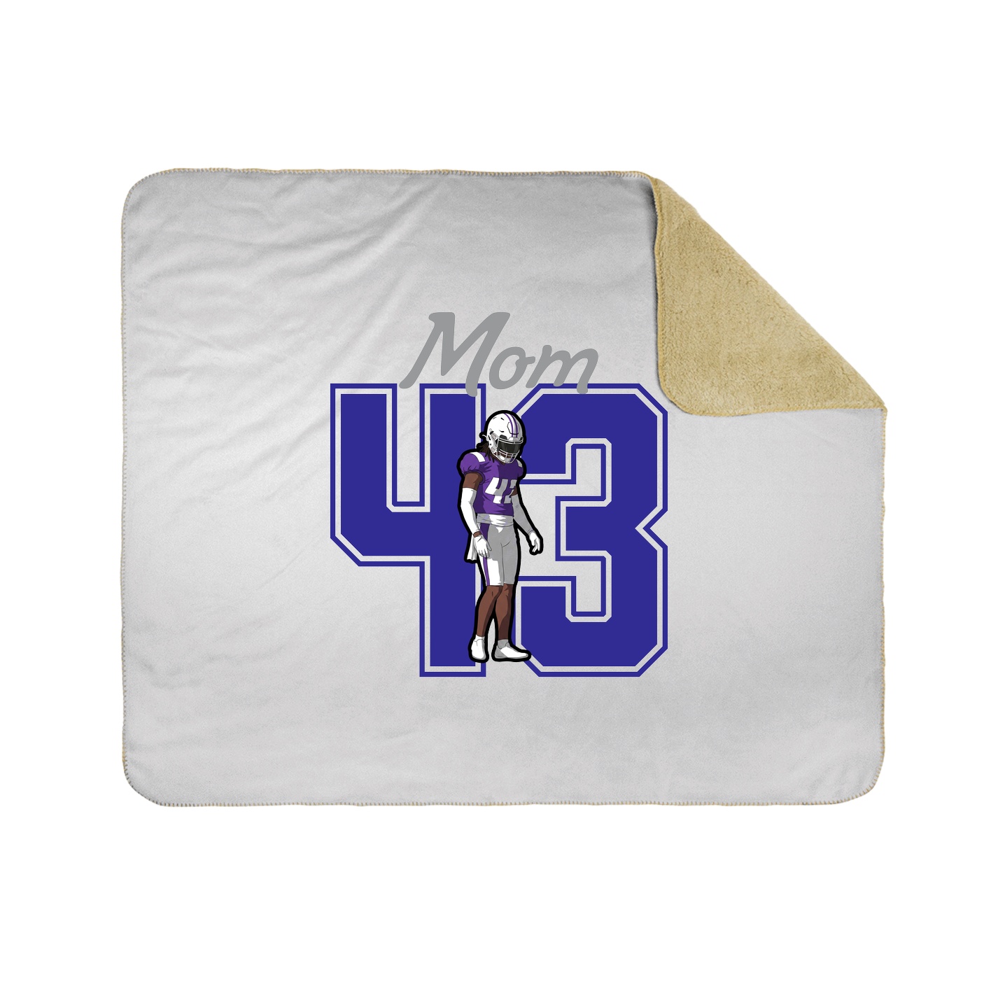 Throw Blanket — Mothers Day Shirsey in White