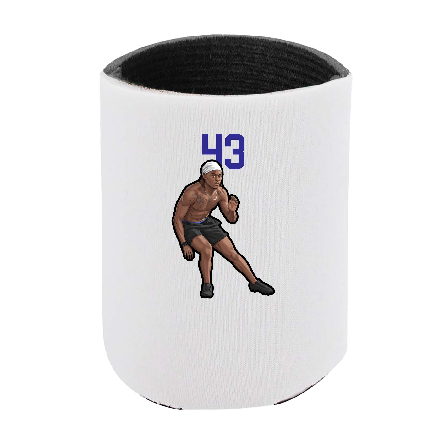 Can Holder — Number Top in White