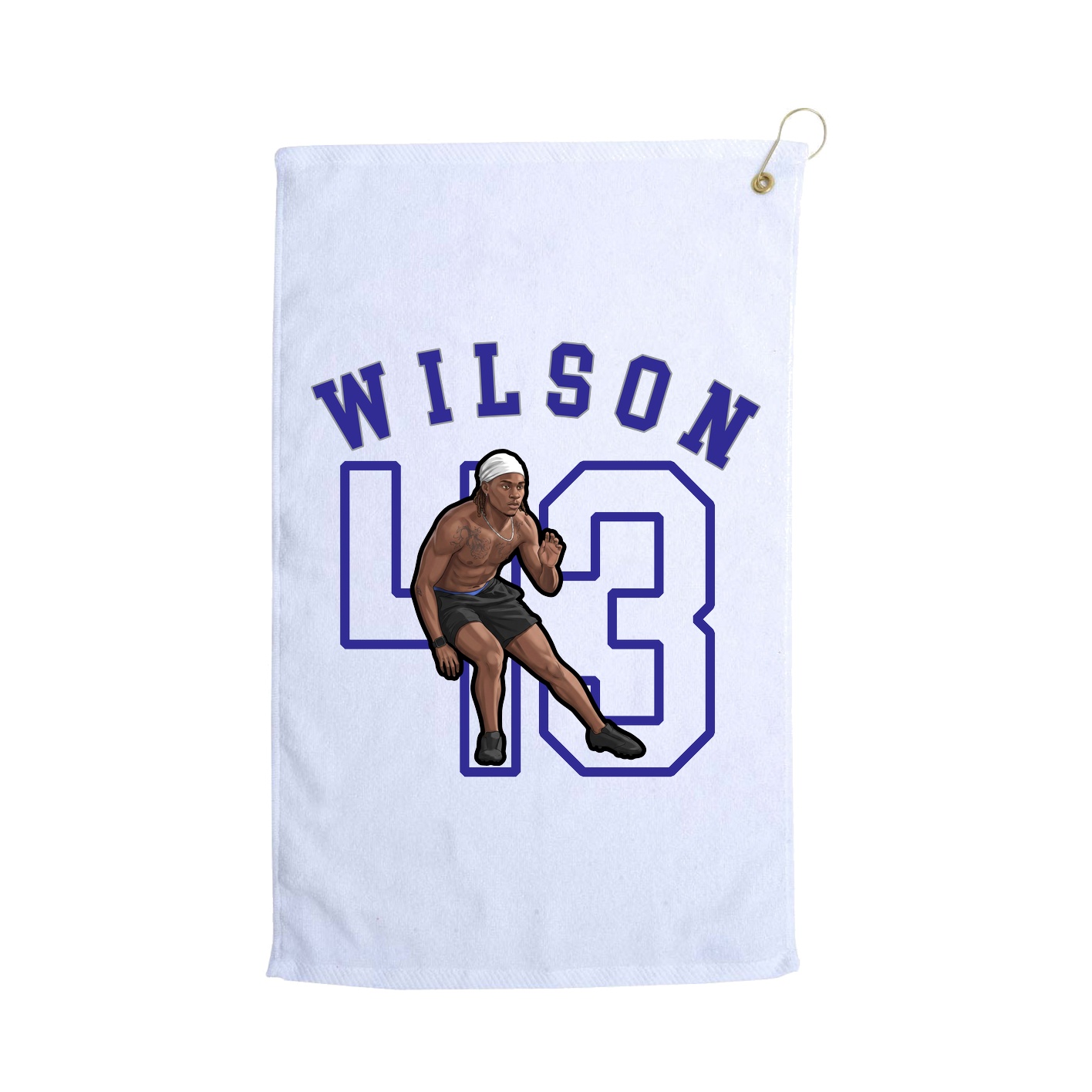 Golf Towel — Shirsey Arch in White