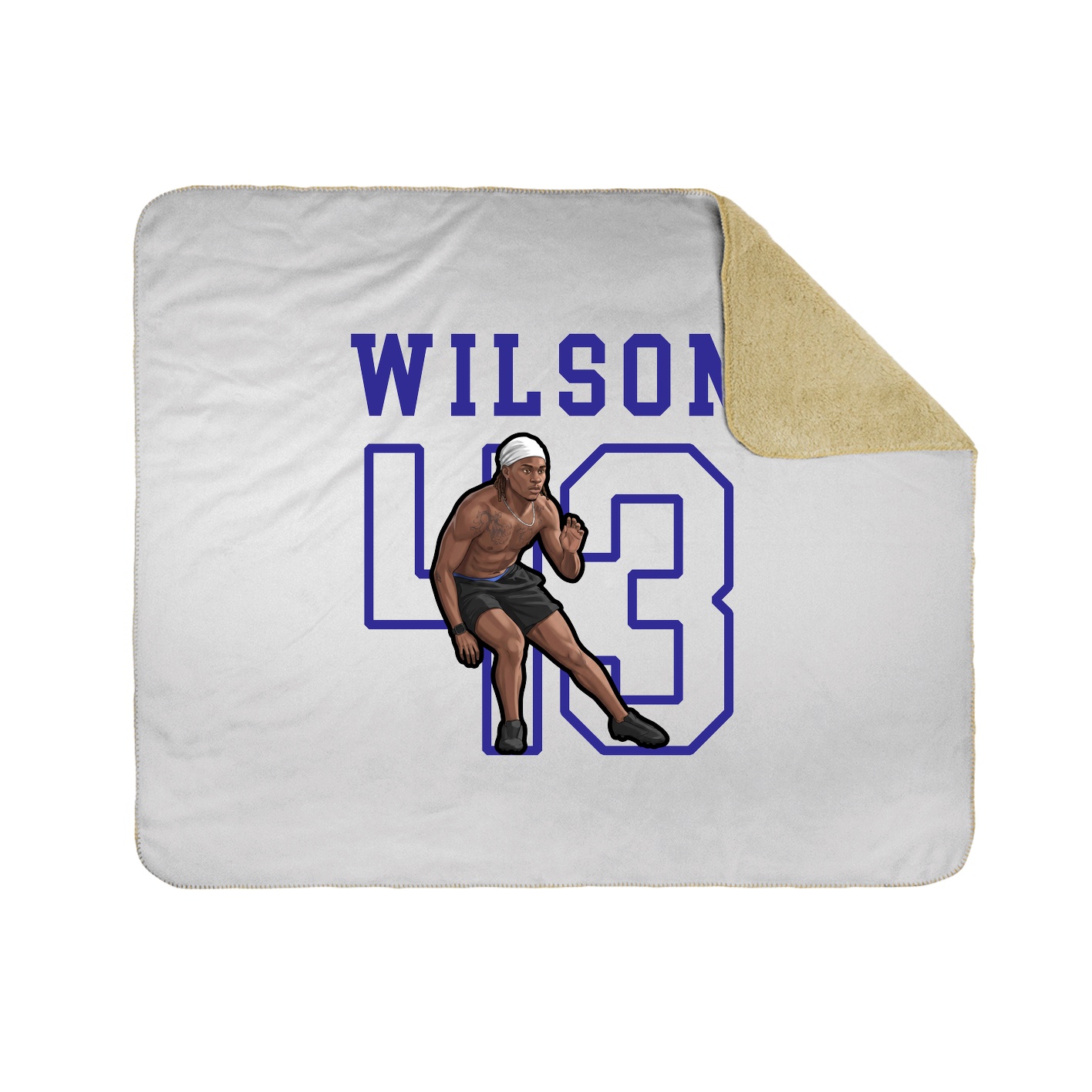 Throw Blanket — Shirsey in White
