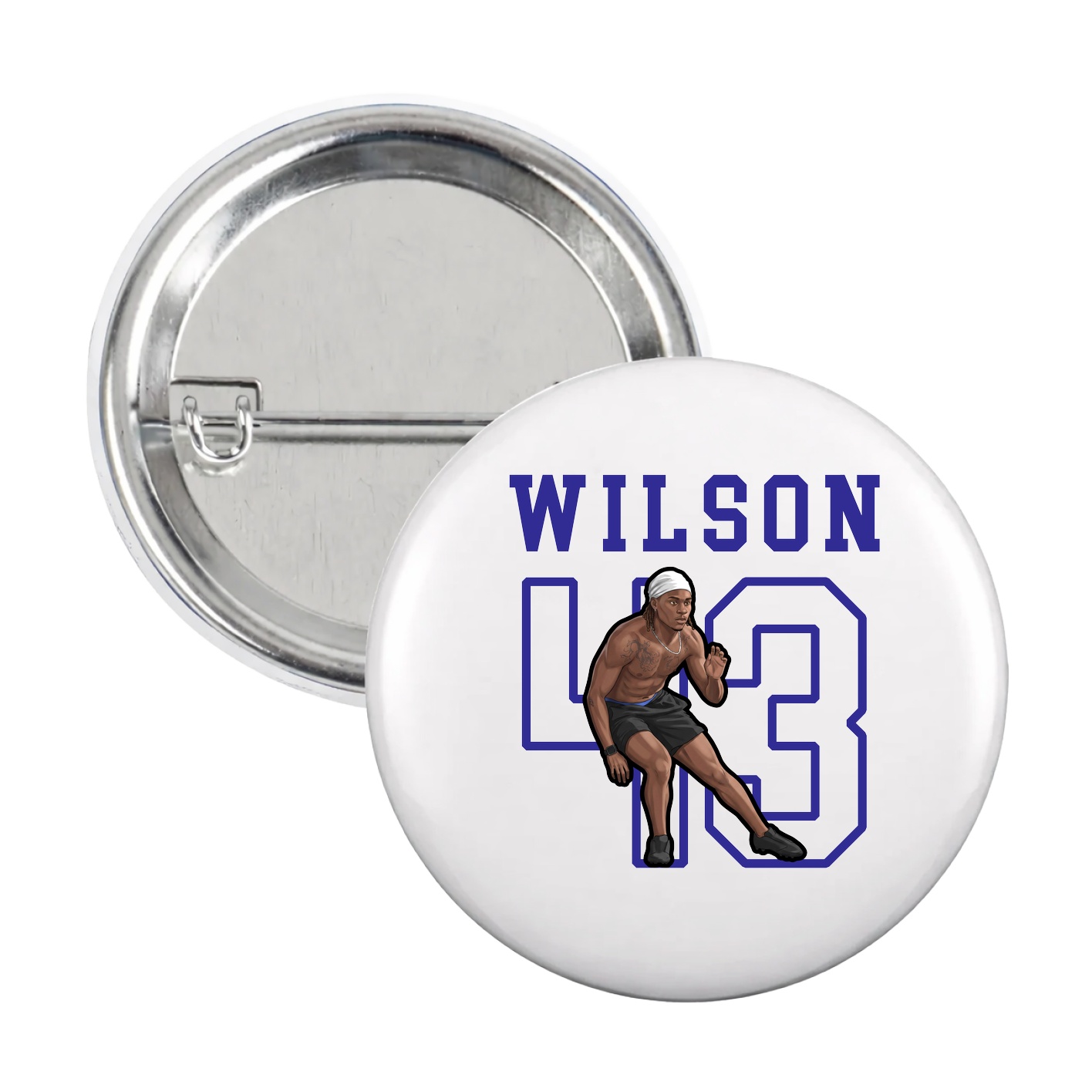 Game Day Button — Shirsey in White