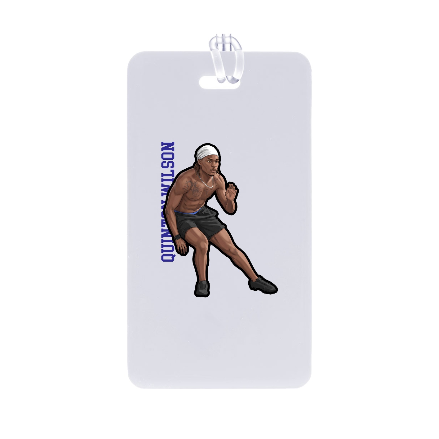 Bag Tag — Name Vertical in Classic