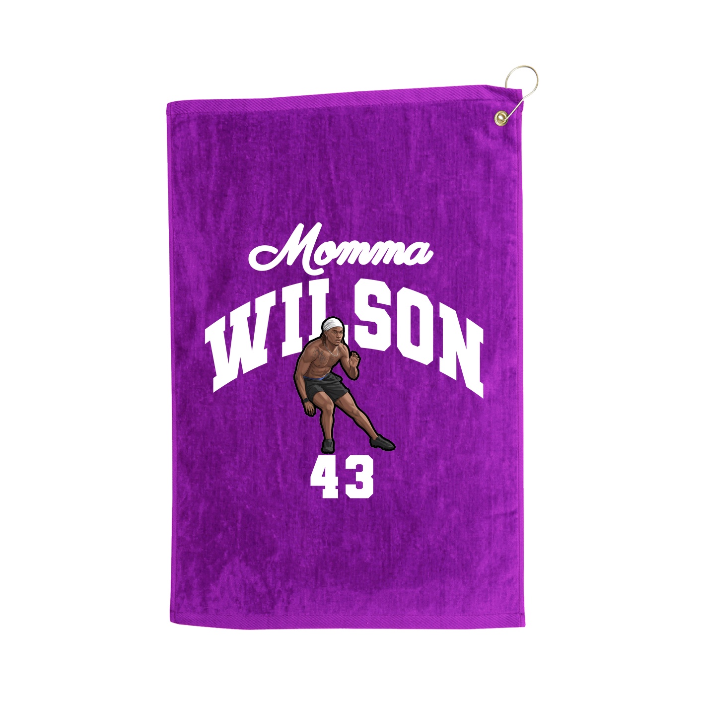 Golf Towel — Mothers Day Arch in Purple