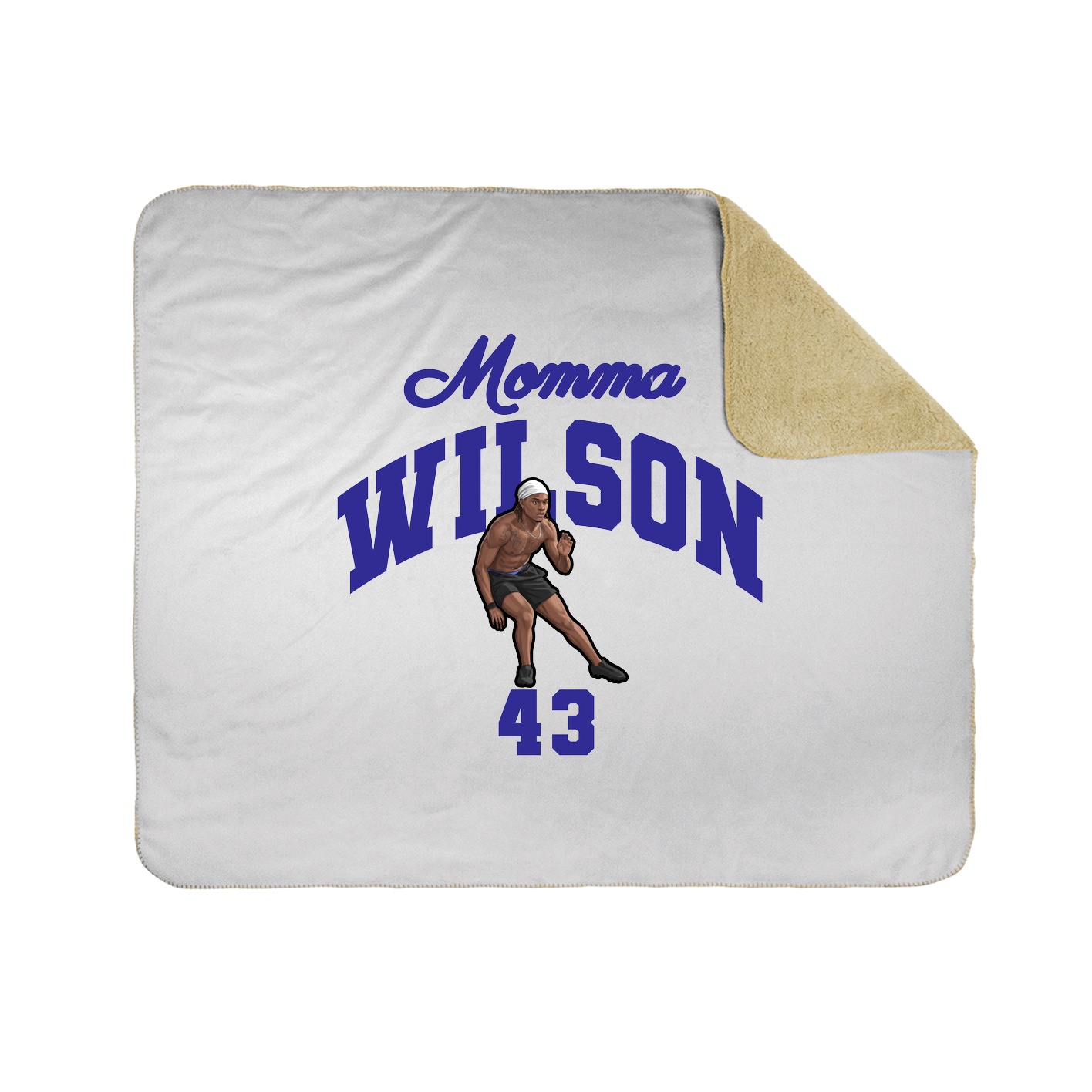 Throw Blanket — Mothers Day Arch in White