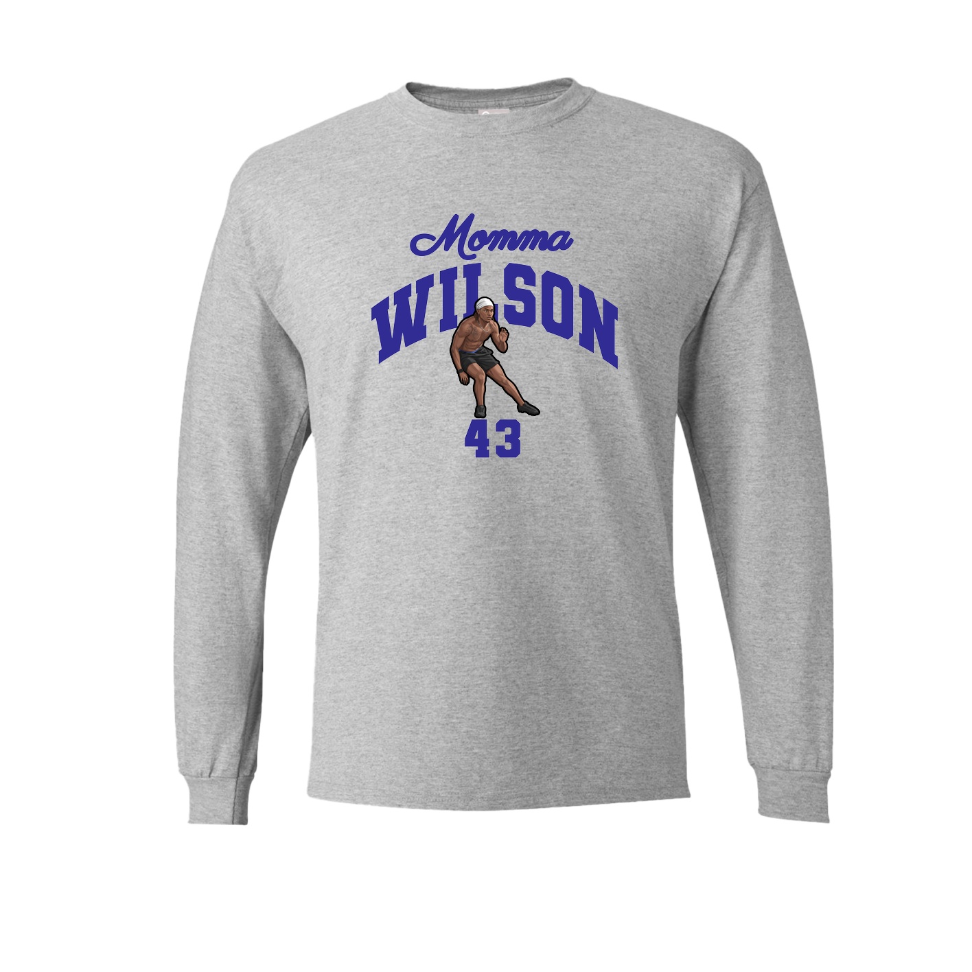 Long Sleeve Tee — Mothers Day Arch in Grey