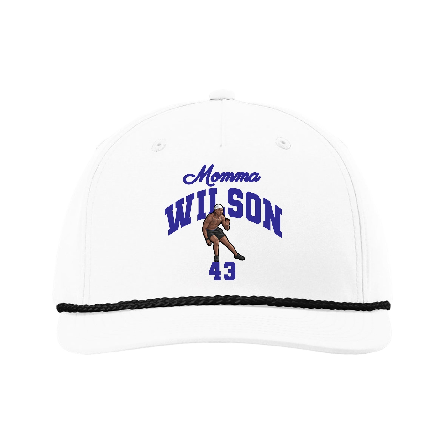 Five-Panel Classic Rope Cap — Mothers Day Arch in White