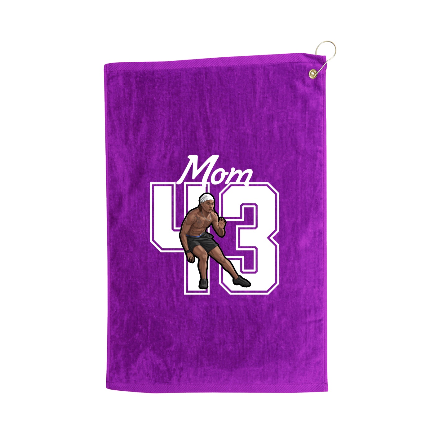 Golf Towel — Mothers Day Shirsey in Purple