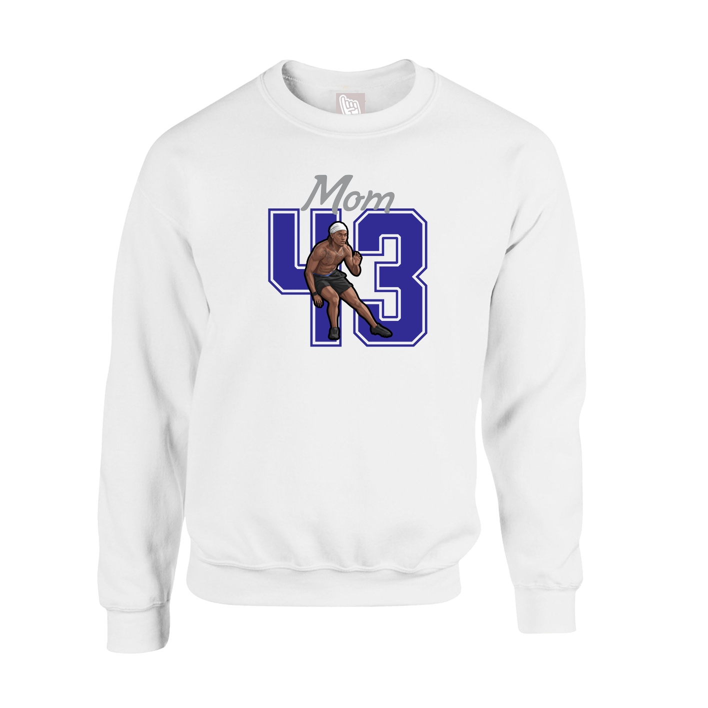 Fleece Crew — Mothers Day Shirsey in White
