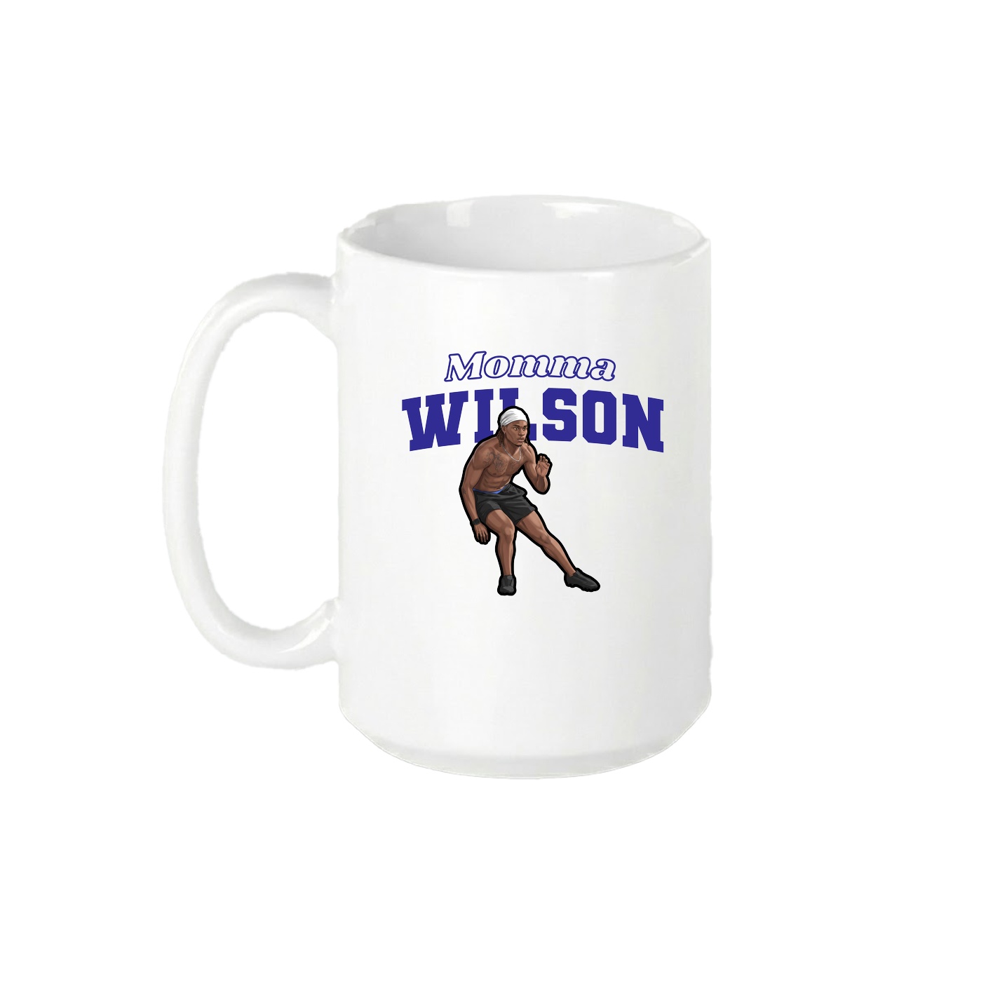 15oz Coffee Mug — Mothers Day Block in White