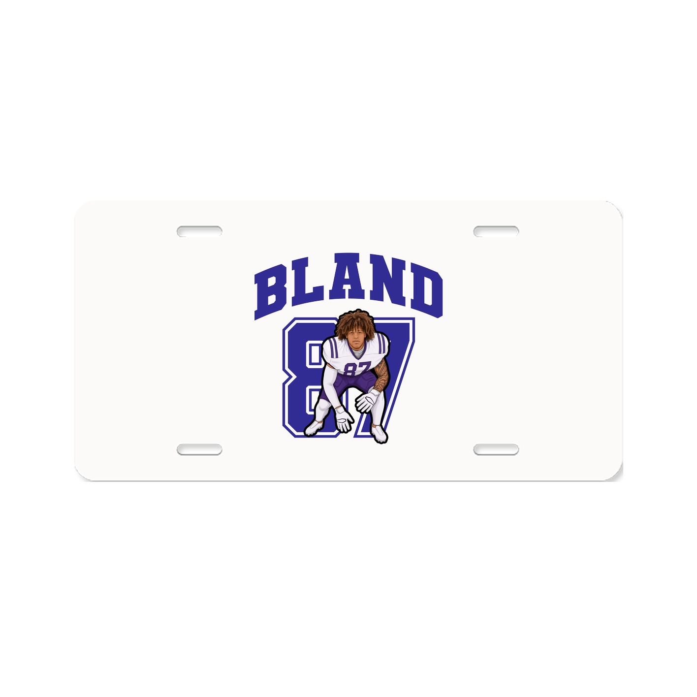 License Plate — Number in Classic