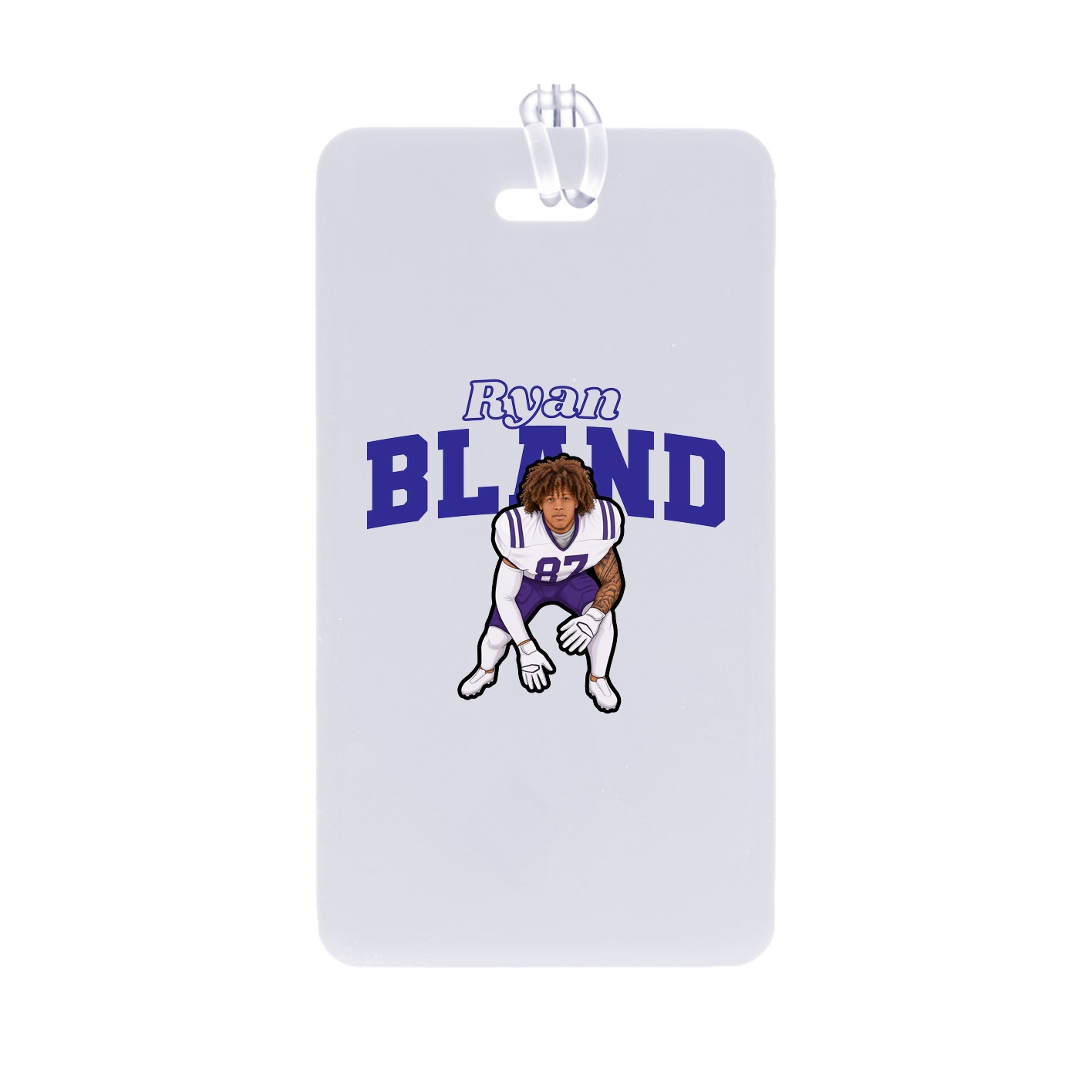 Bag Tag — Name Arch in Classic