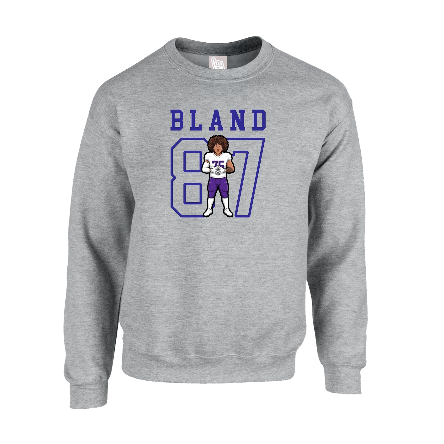 Fleece Crew — Shirsey in Grey