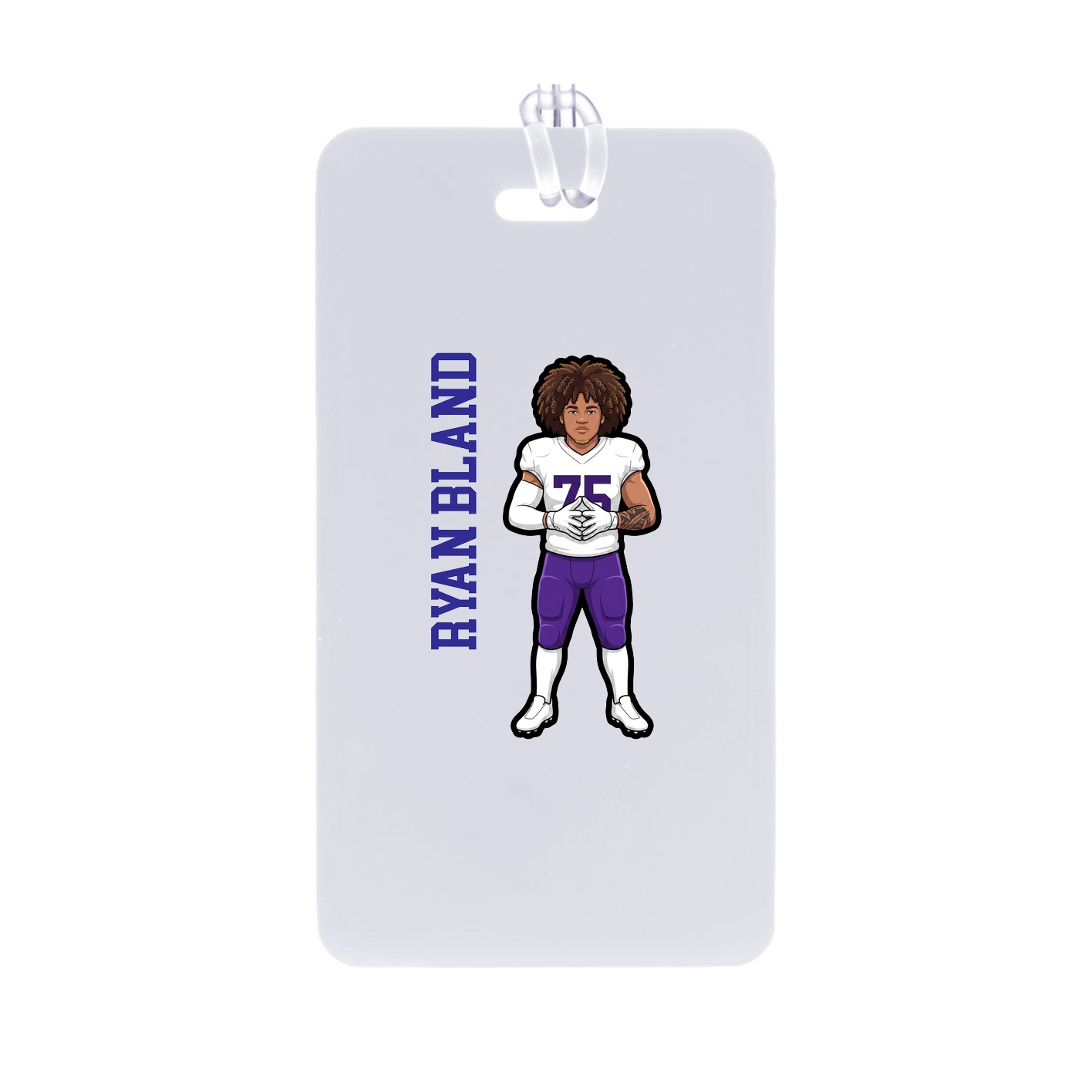 Bag Tag — Name Vertical in Classic