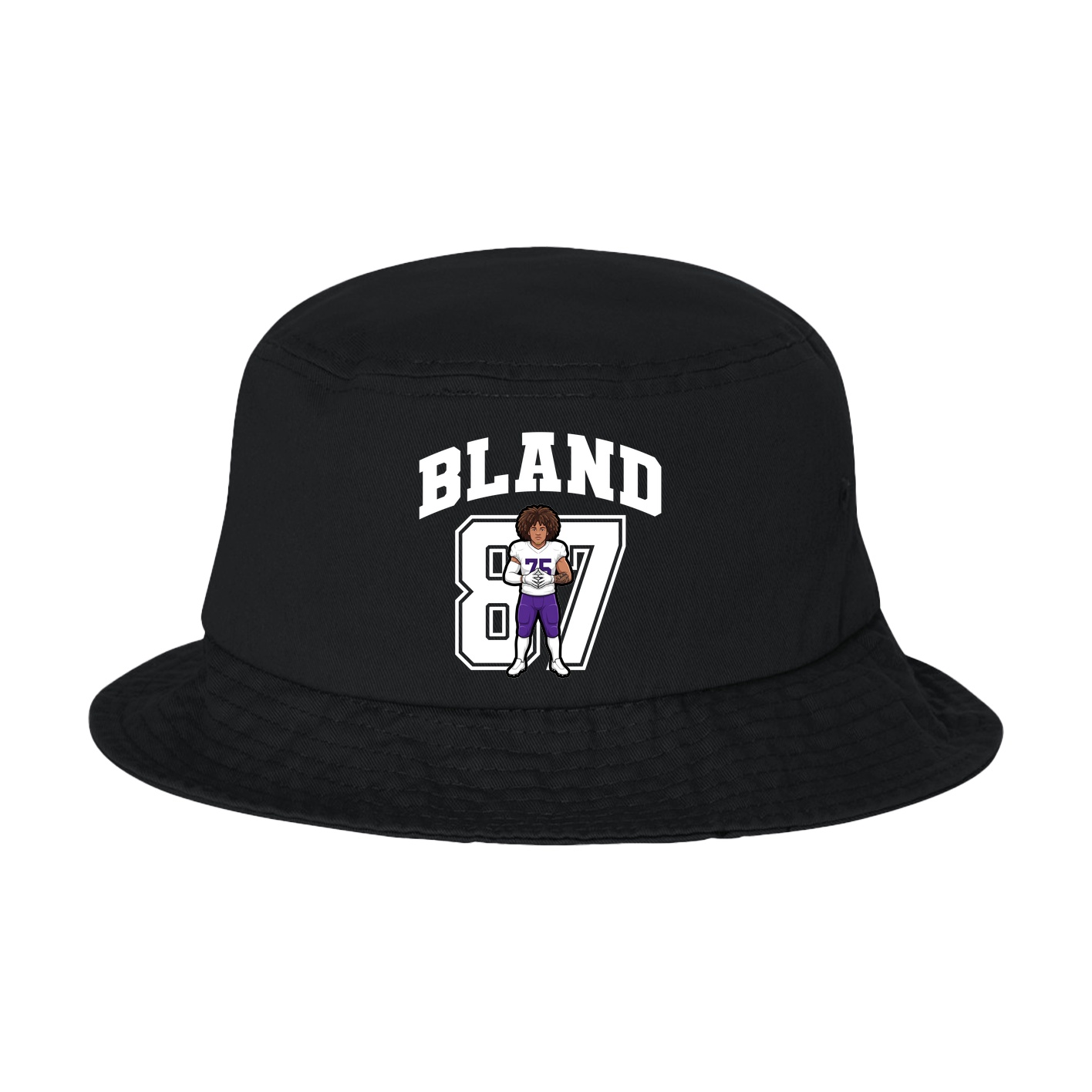 Bucket Cap — Number in Black