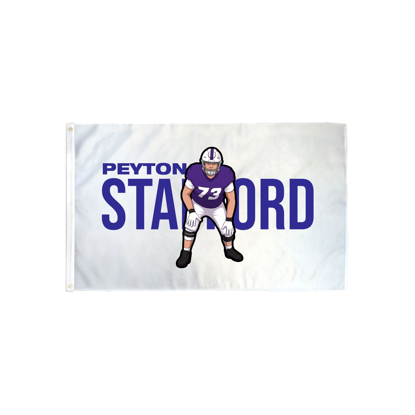 3x5 Flag — Player Name in Classic