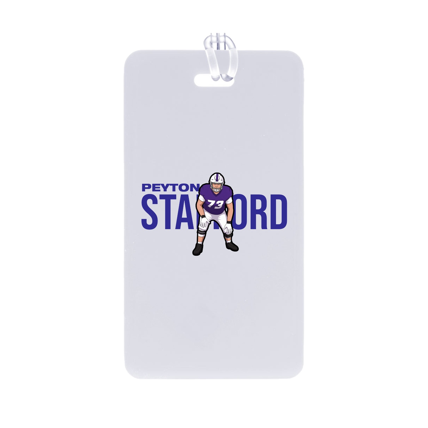 Bag Tag — Player Name in Classic