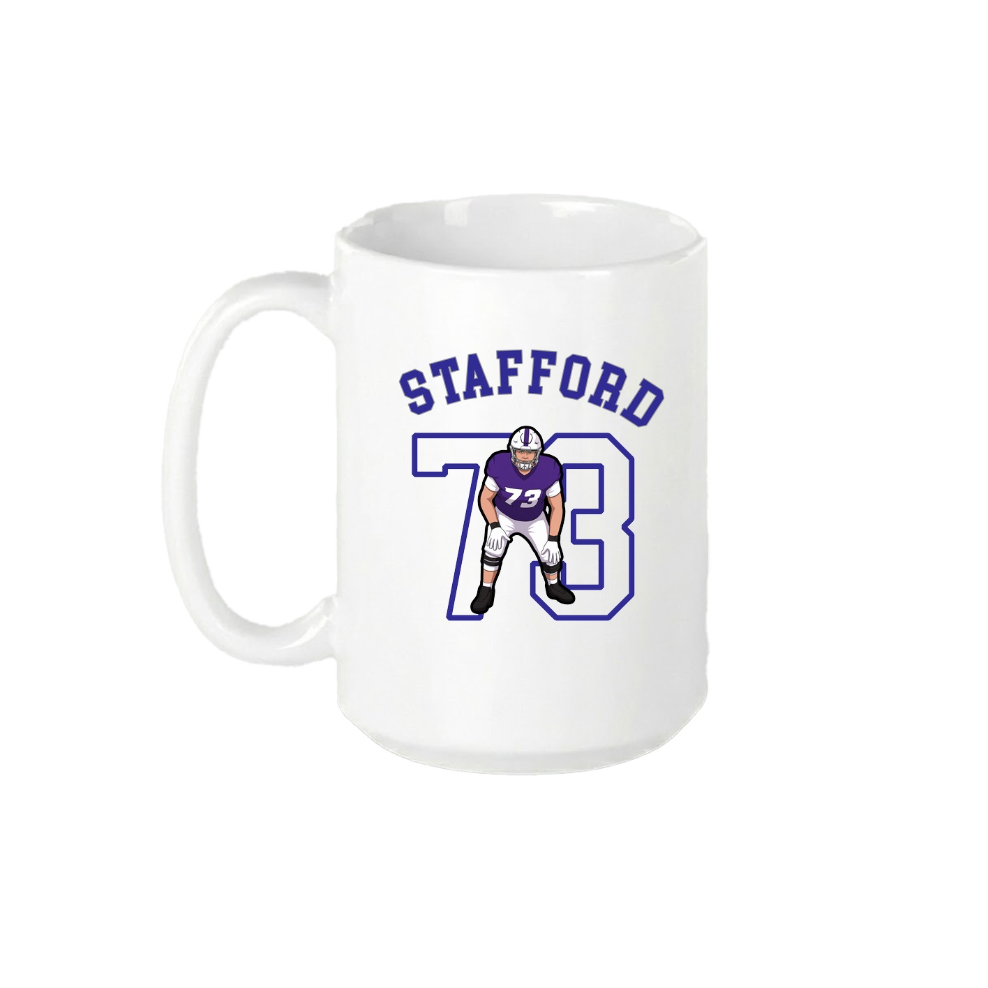15oz Coffee Mug — Shirsey Arch in White