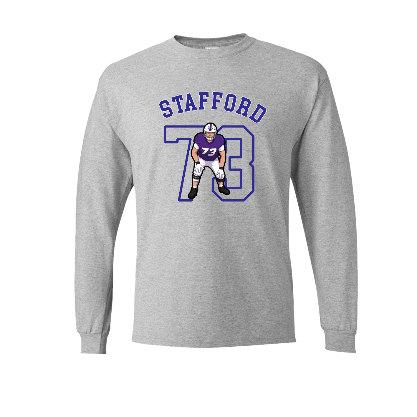 Long Sleeve Tee — Shirsey Arch in Grey