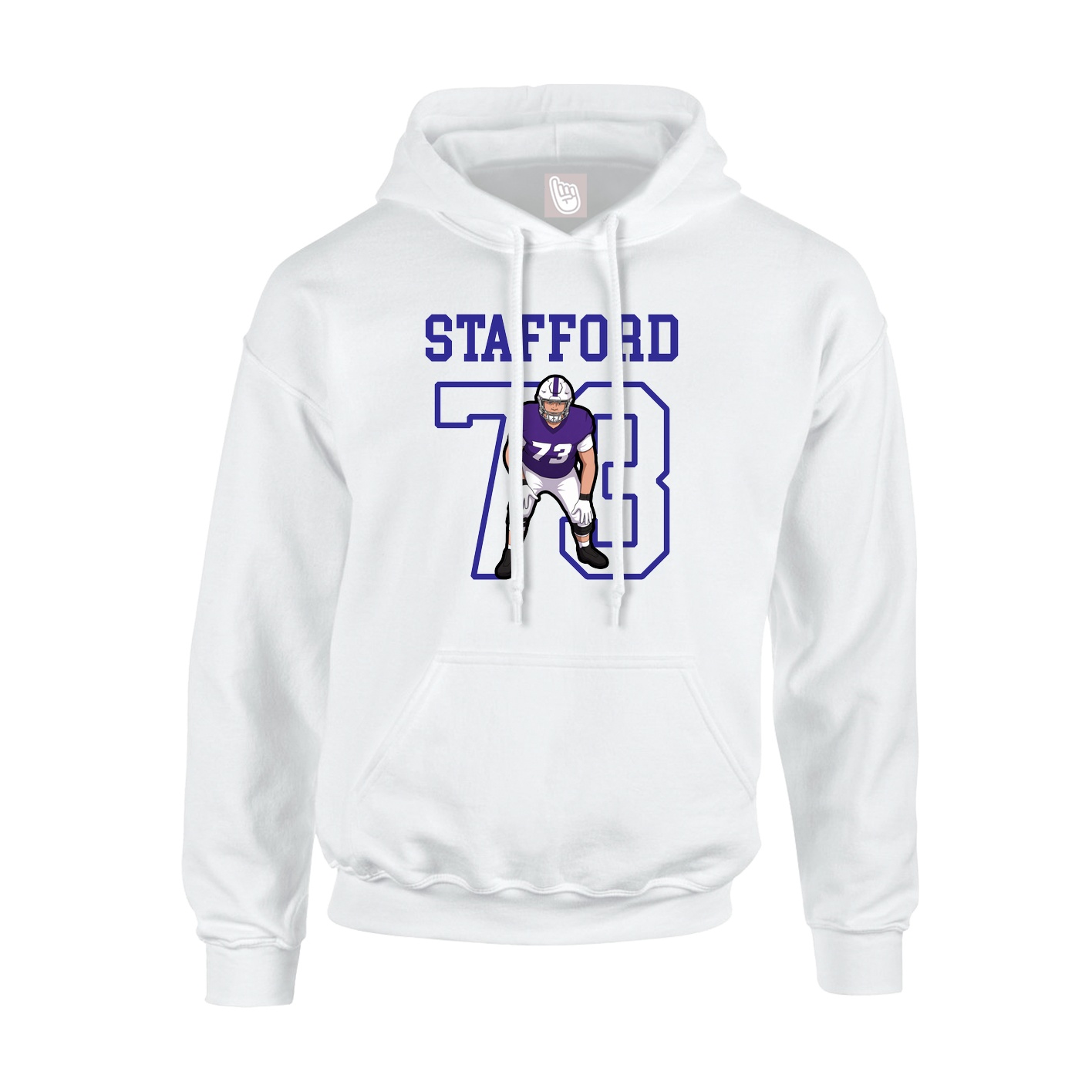 Youth Hoodie — Shirsey in White