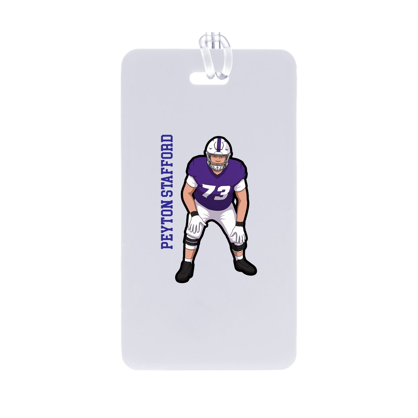 Bag Tag — Name Vertical in Classic