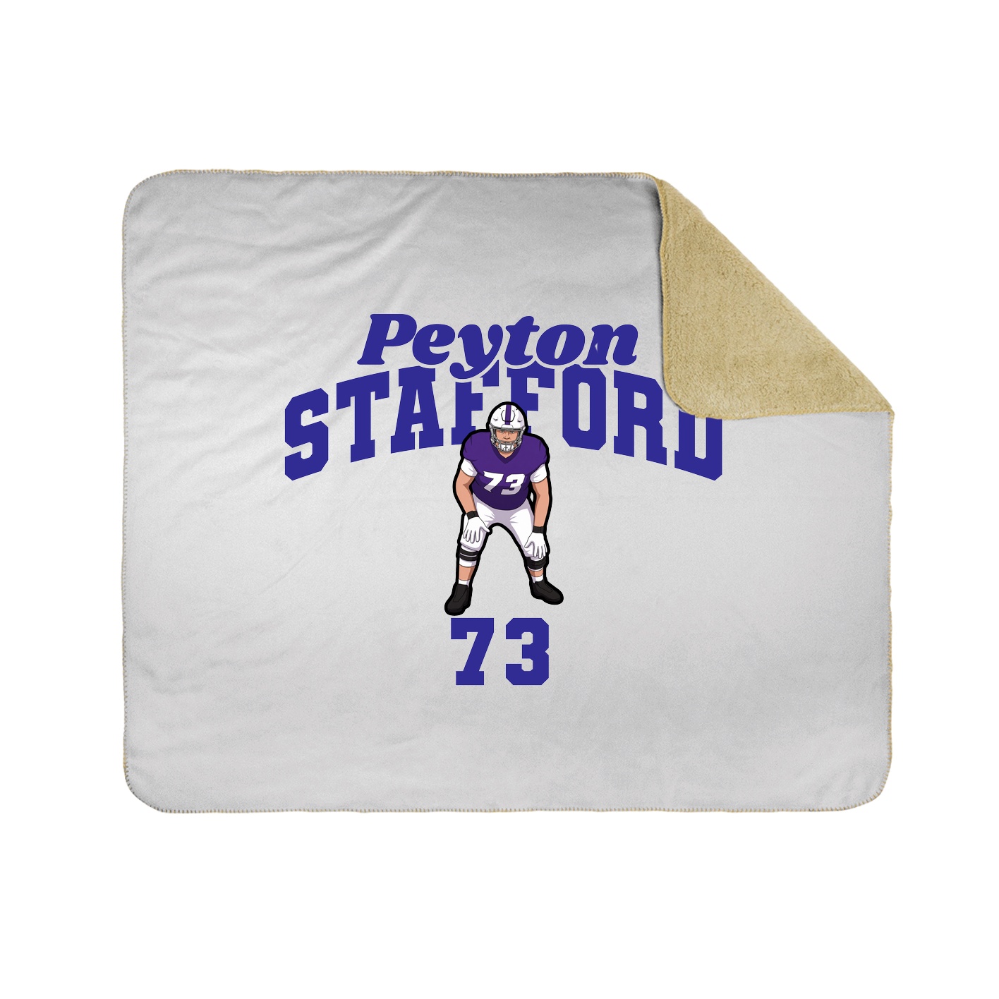 Throw Blanket — Signature Arch in White