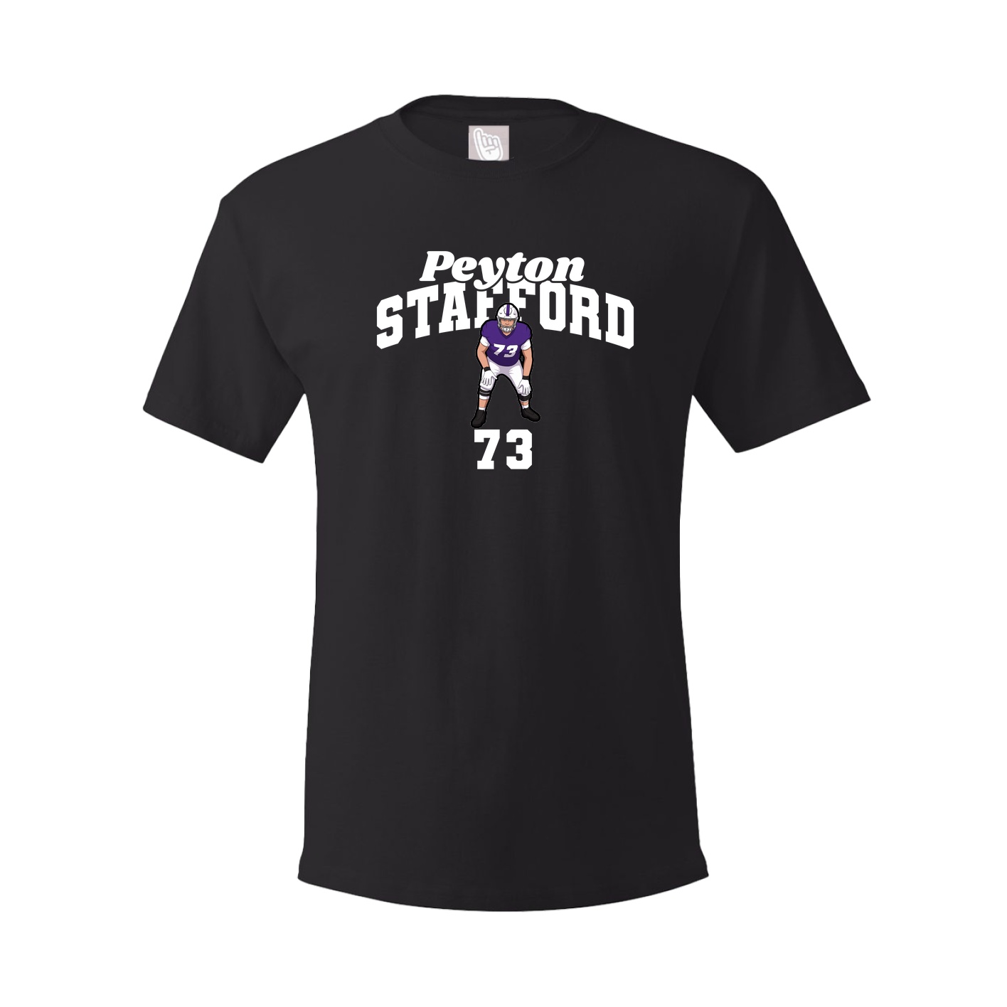 Youth Tee — Signature Arch in Black