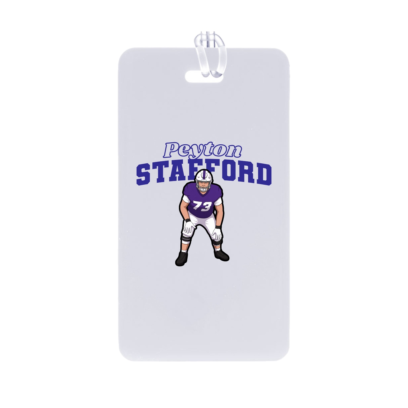 Bag Tag — Name Arch in Classic
