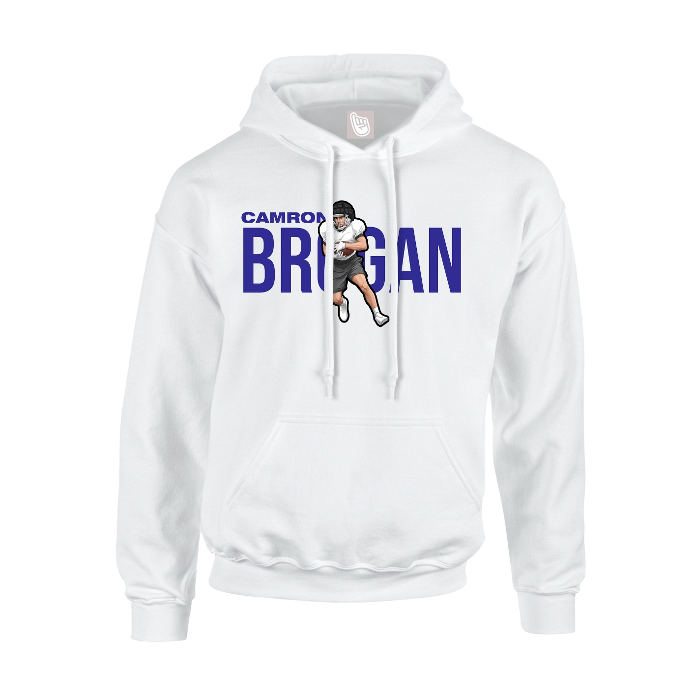 Hoodie — Player Name in White