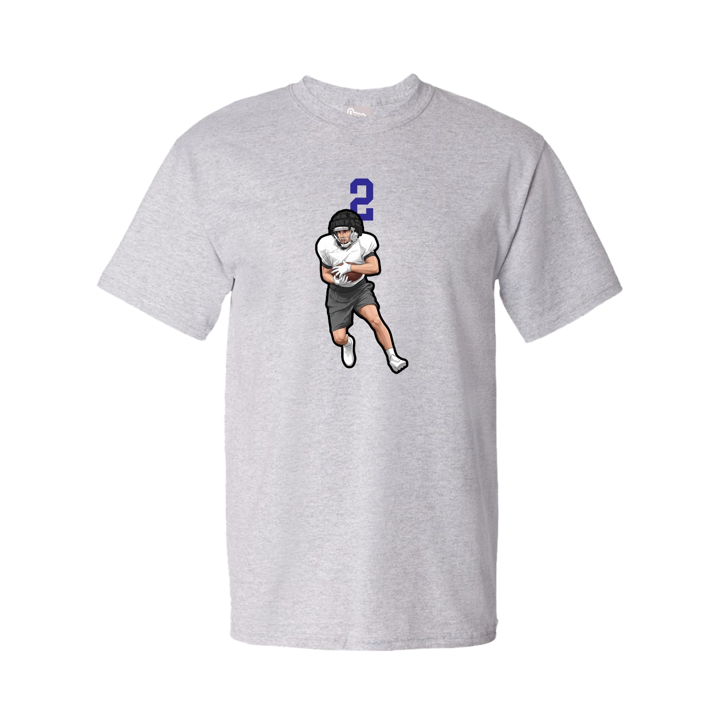 Tee — Number Top in Grey