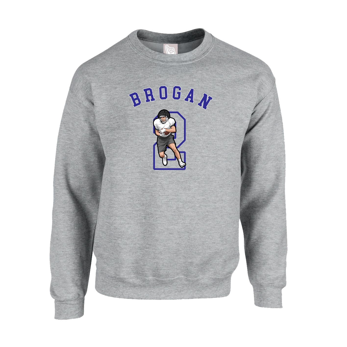 Fleece Crew — Shirsey Arch in Grey