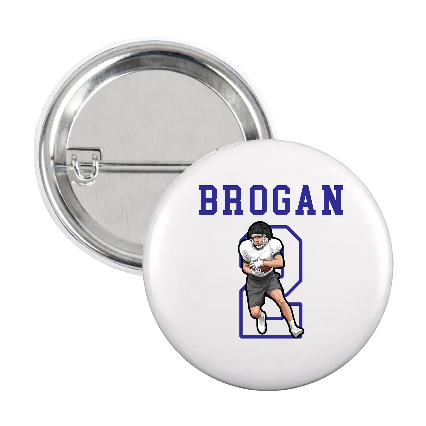 Game Day Button — Shirsey in White