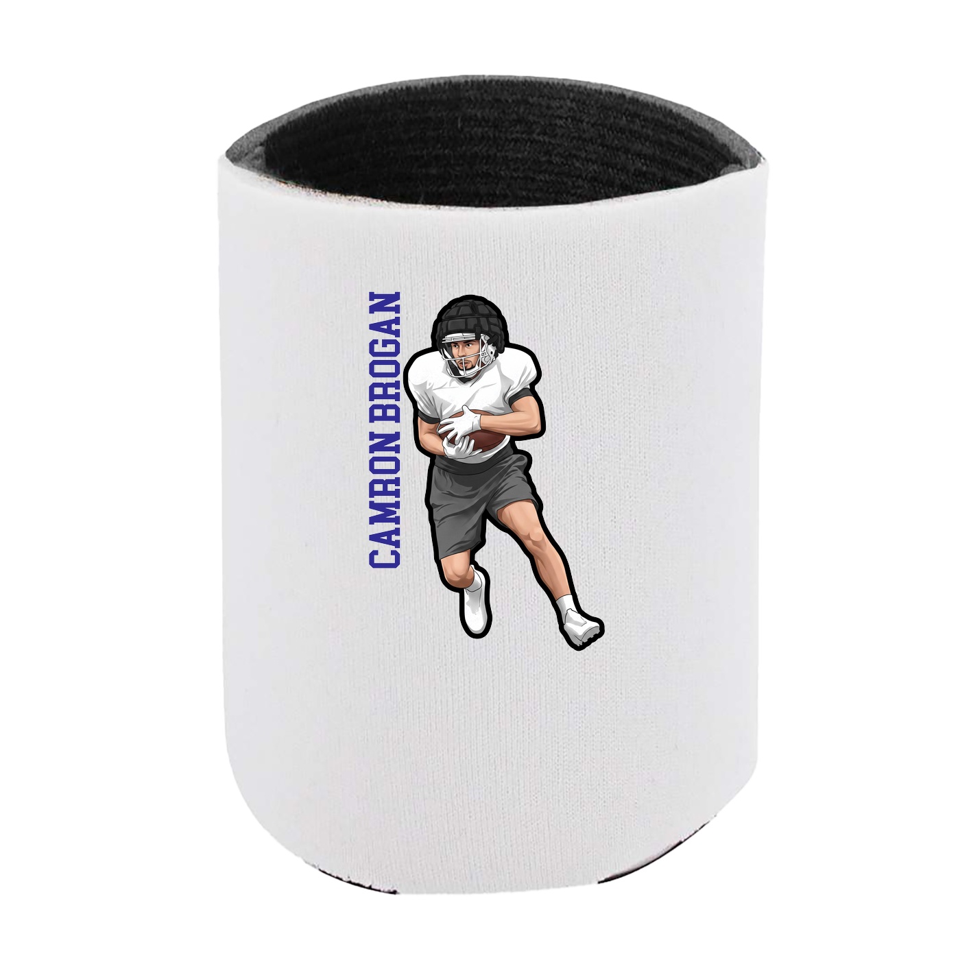 Can Holder — Name Vertical in White