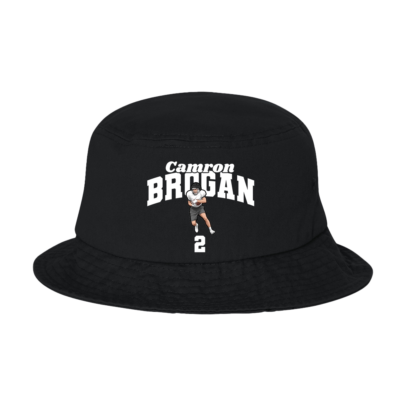 Bucket Cap — Signature Arch in Black