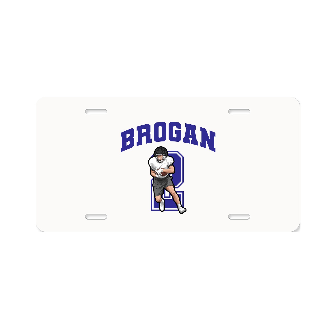 License Plate — Number in Classic