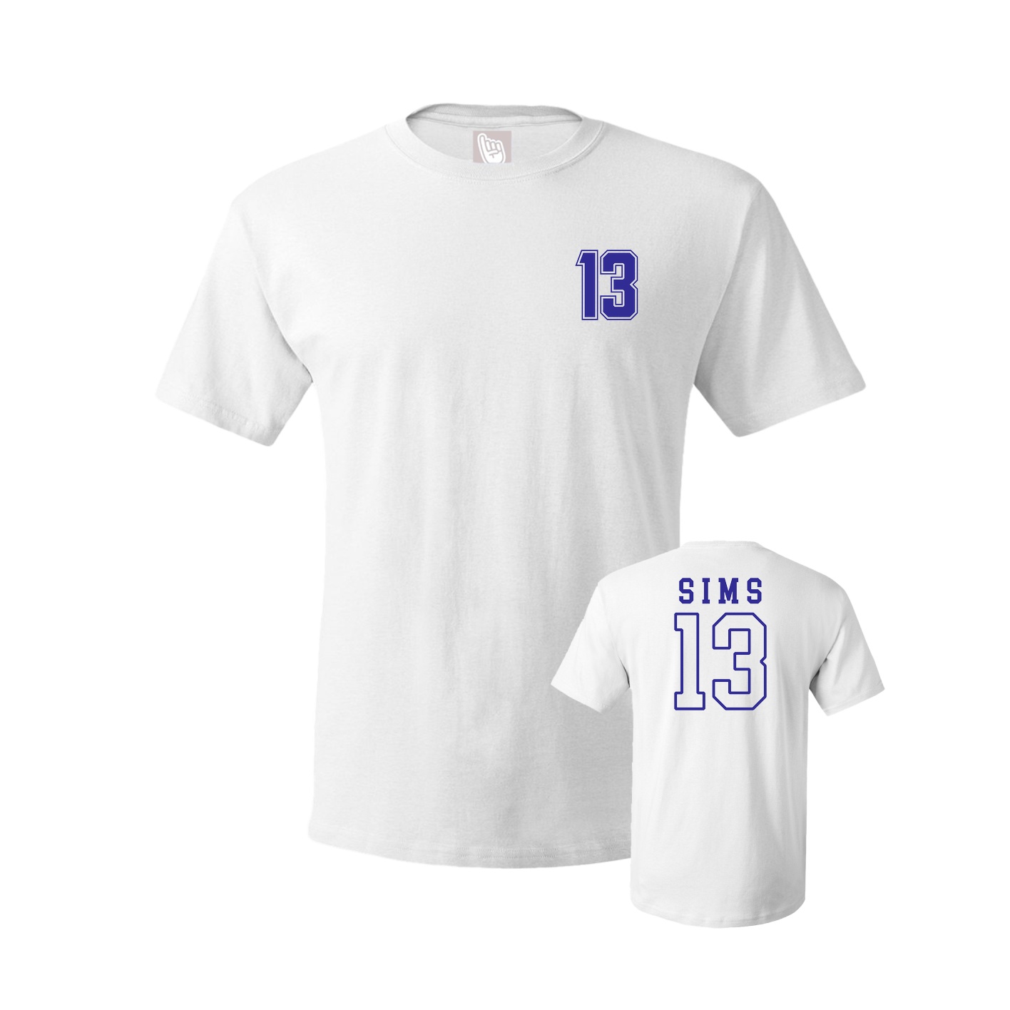 Tee — Chest Back in White