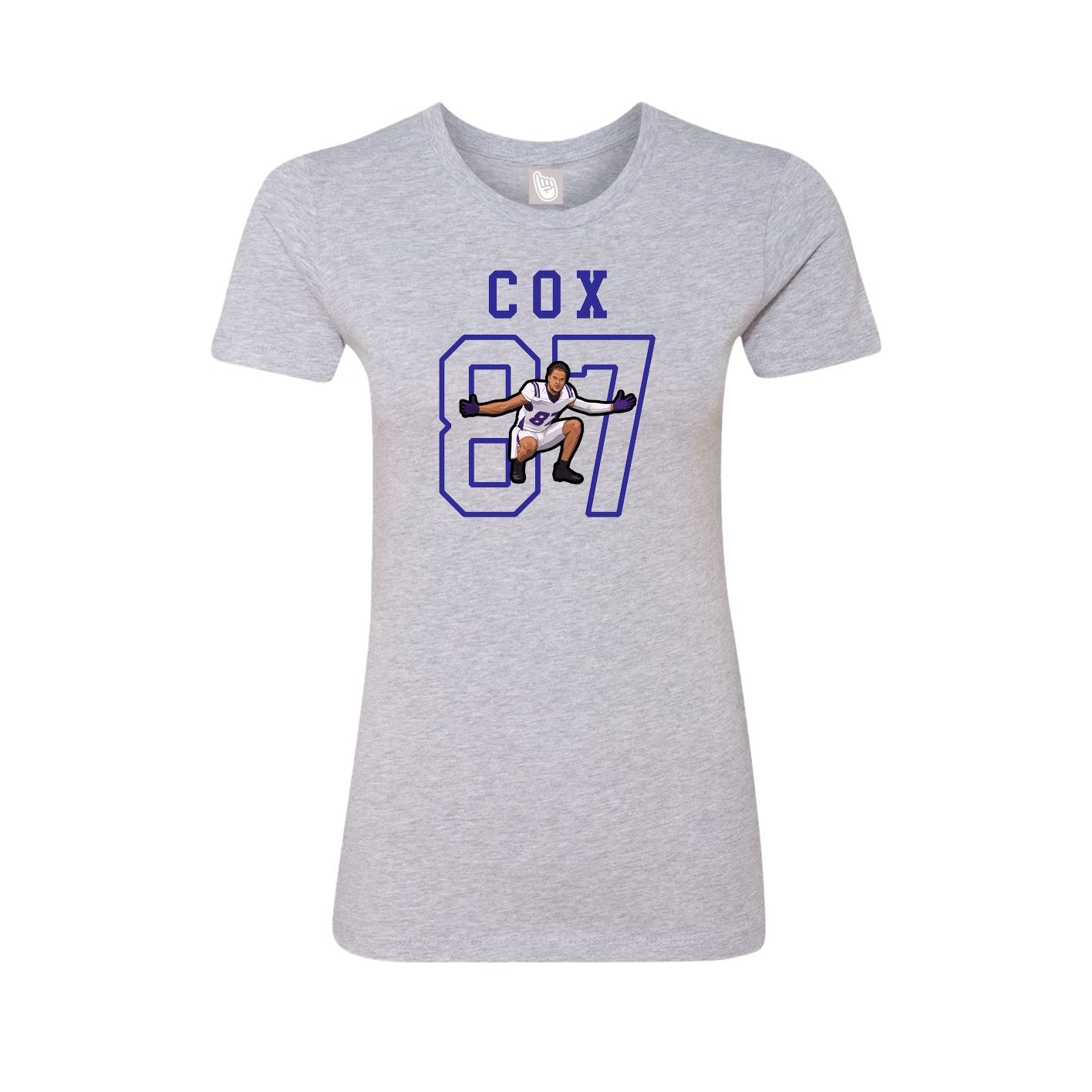Fitted Women's Tee — Shirsey in Grey