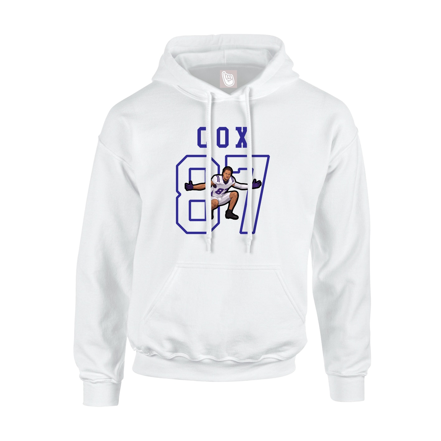 Hoodie — Shirsey in White