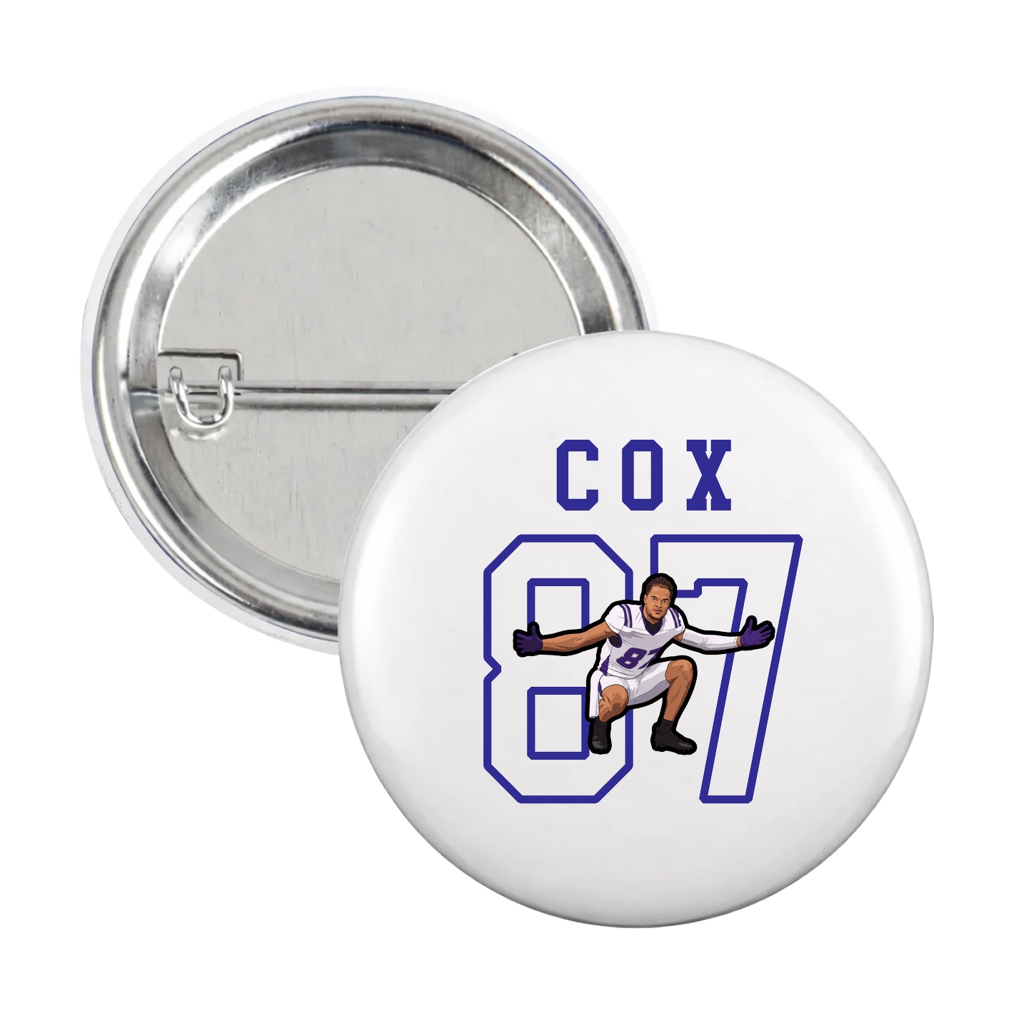 Game Day Button — Shirsey in White