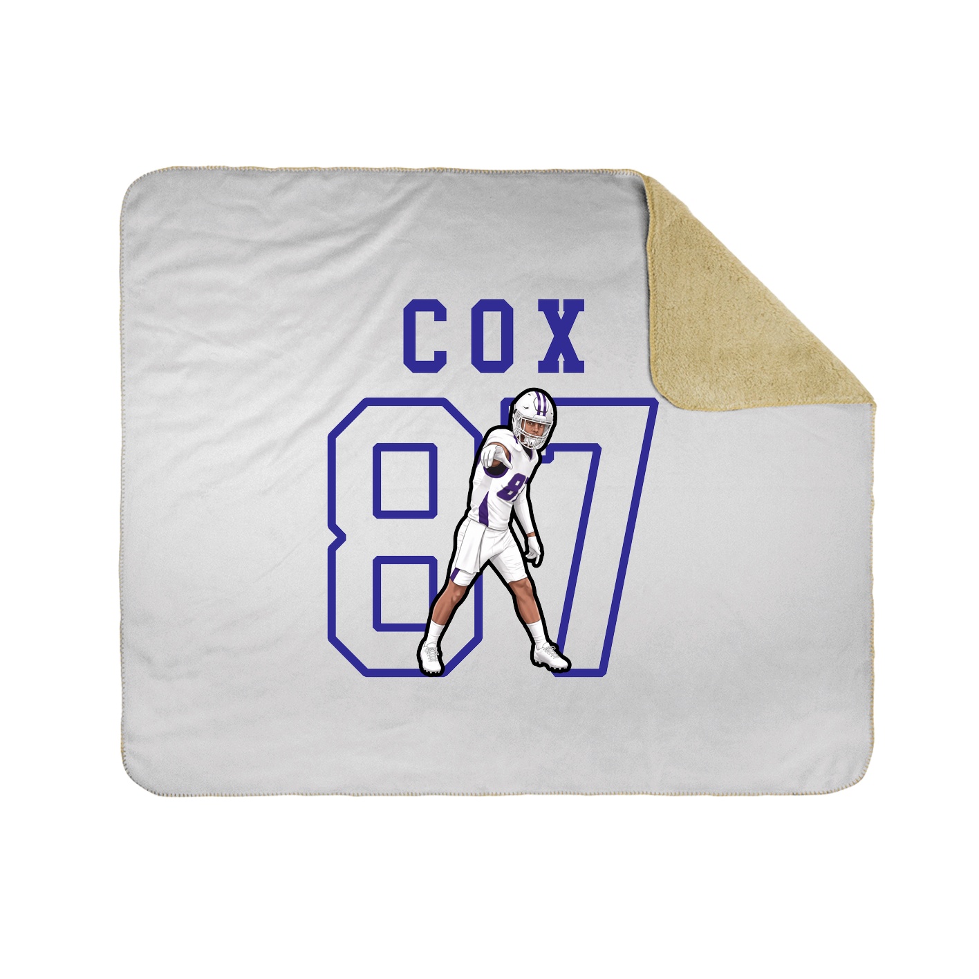 Throw Blanket — Shirsey in White