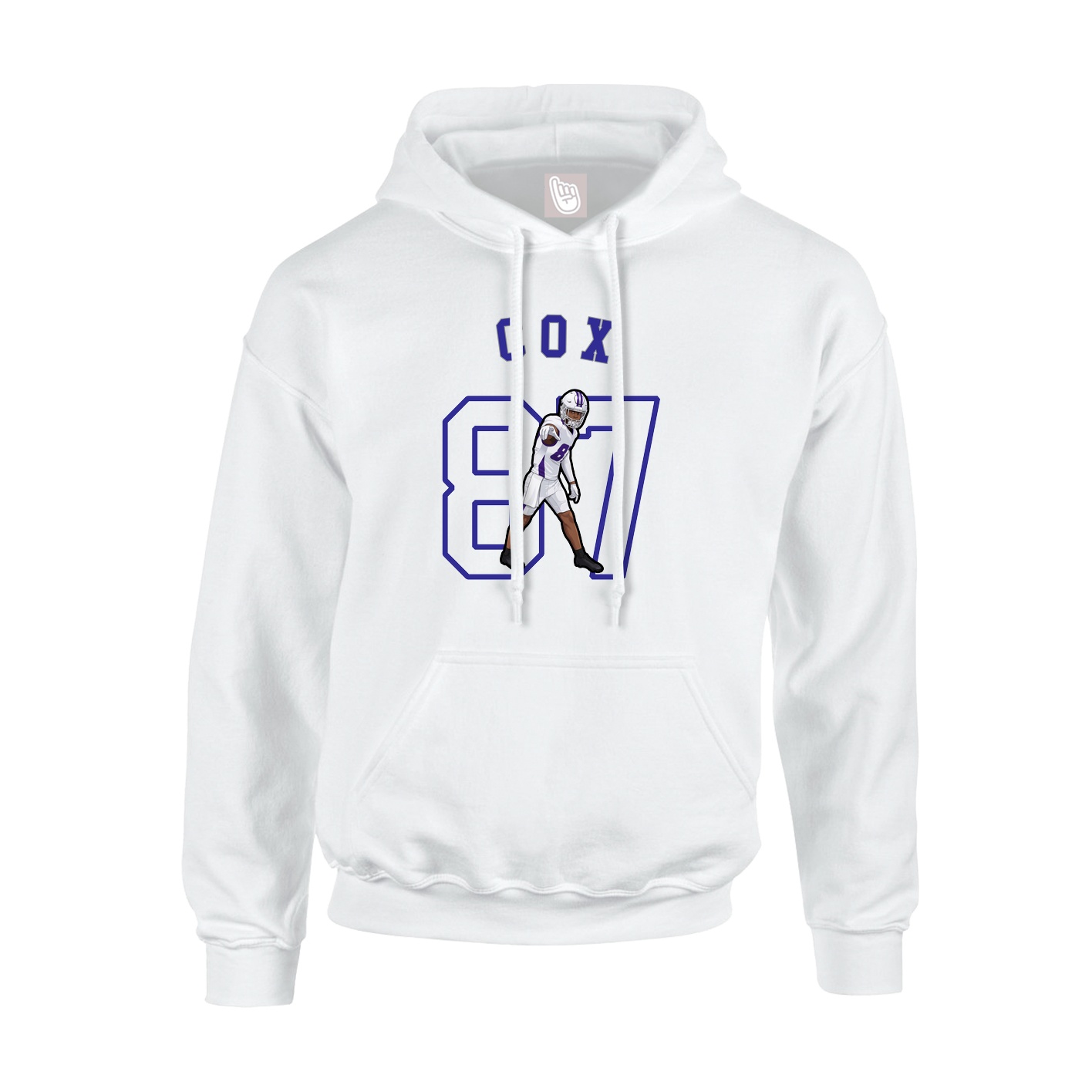 Hoodie — Shirsey Arch in White