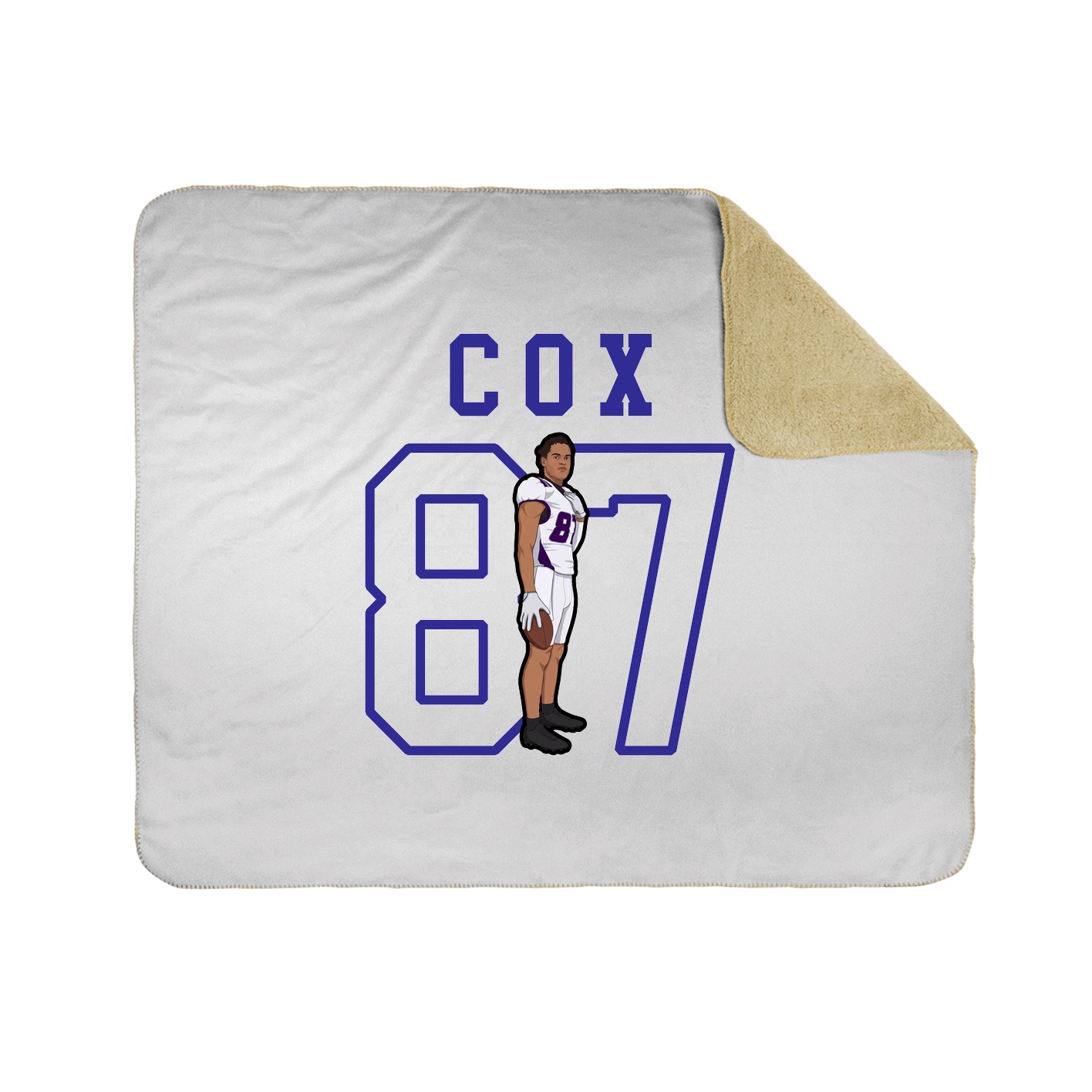 Throw Blanket — Shirsey in White