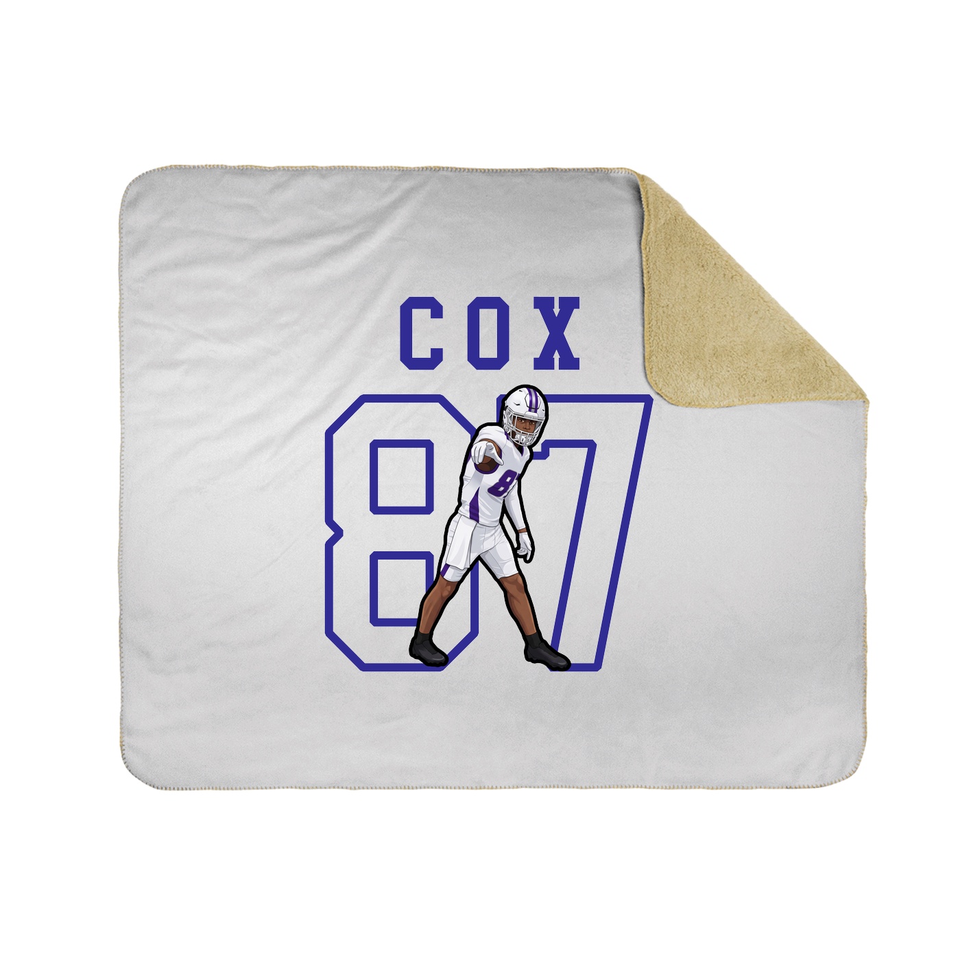 Throw Blanket — Shirsey in White