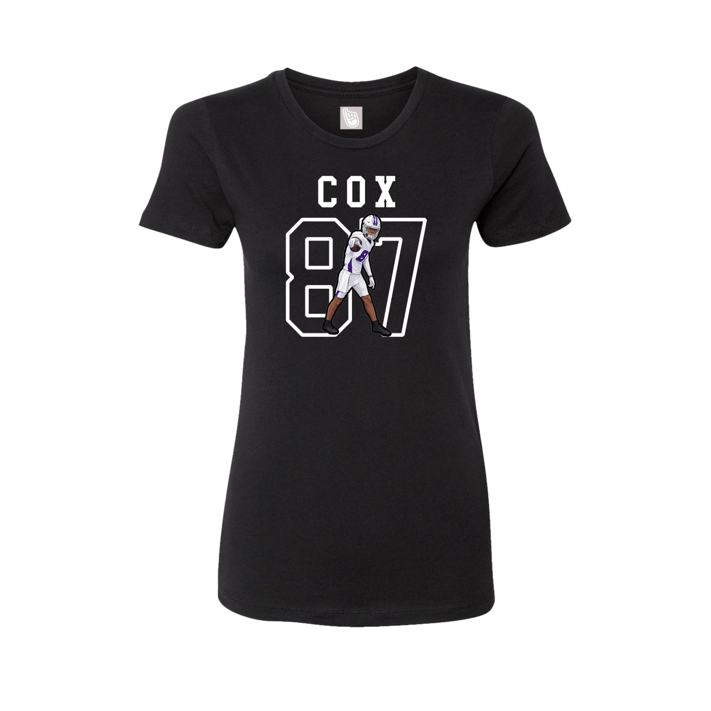 Fitted Women's Tee — Shirsey in Black