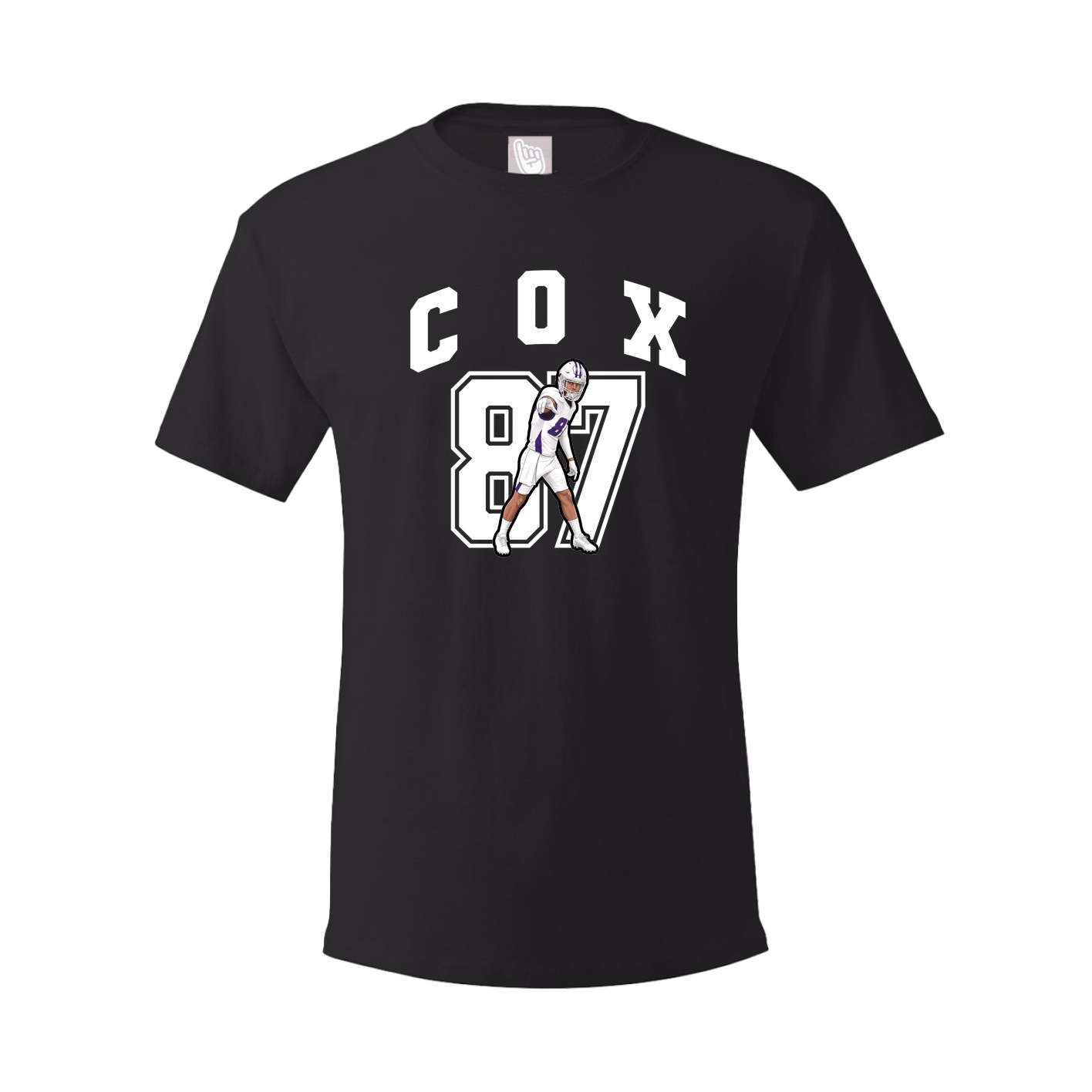 Youth Tee — Number in Black