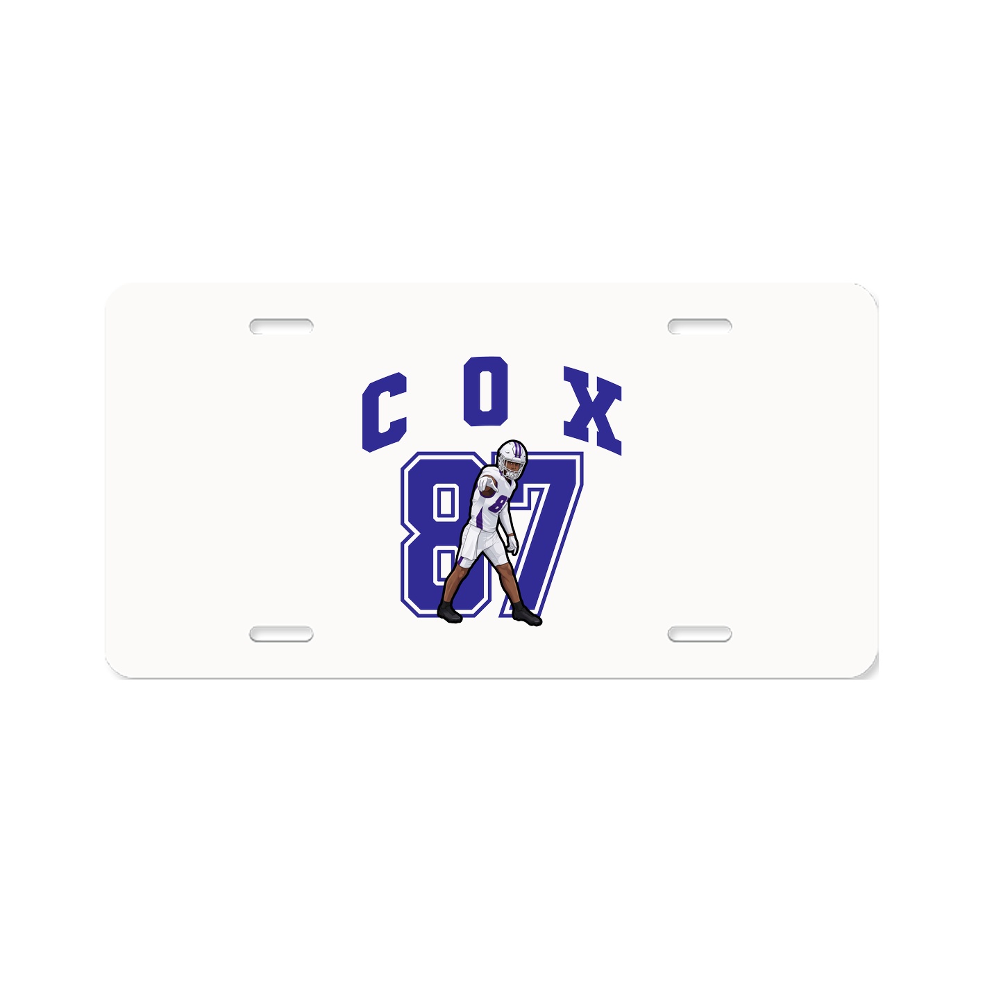 License Plate — Number in Classic