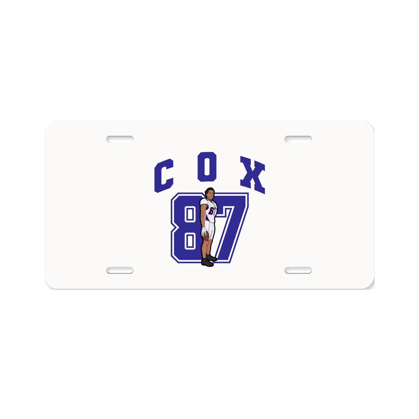 License Plate — Number in Classic