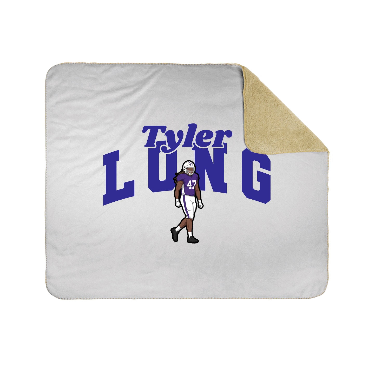 Throw Blanket — Signature Arch in White