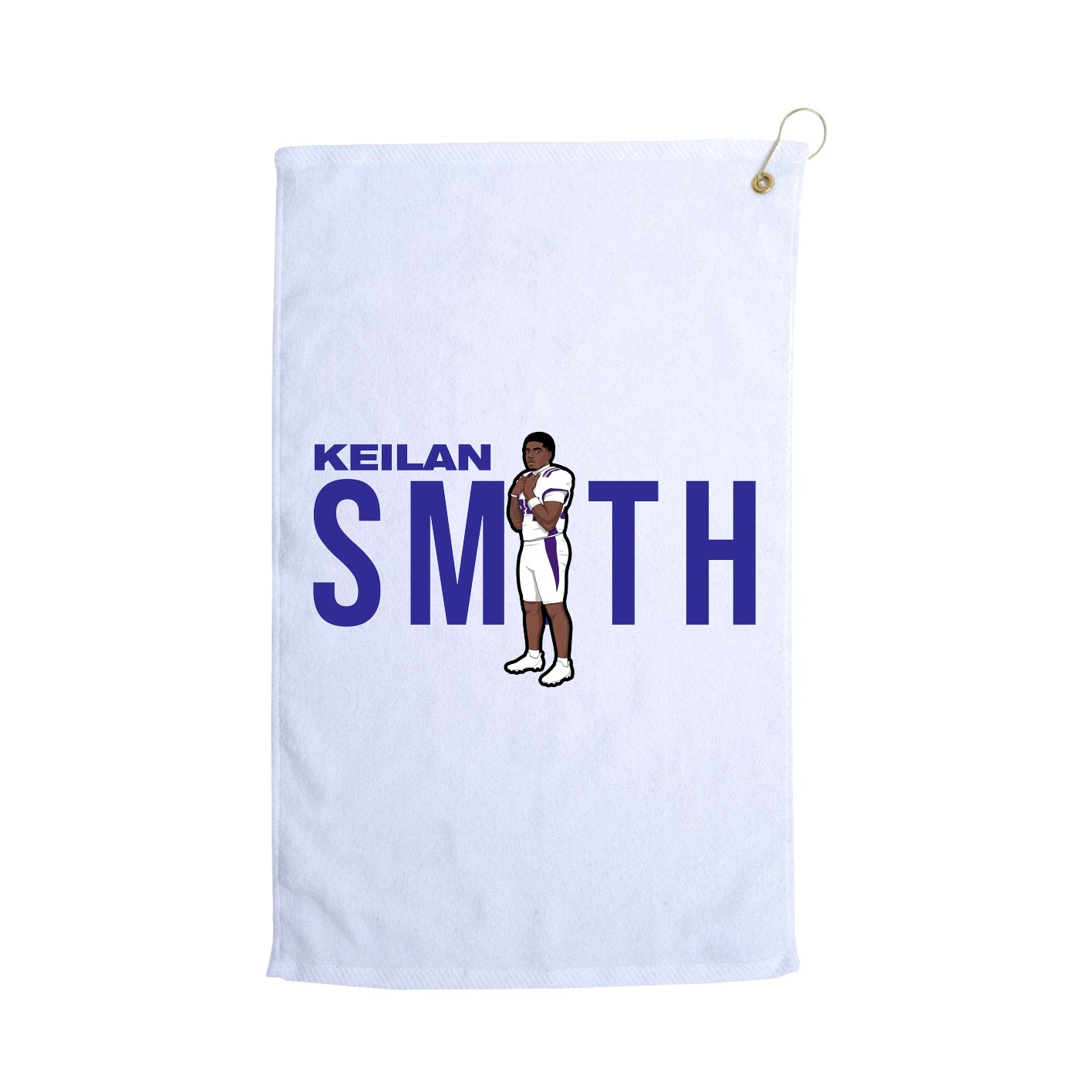 Golf Towel — Player Name in White