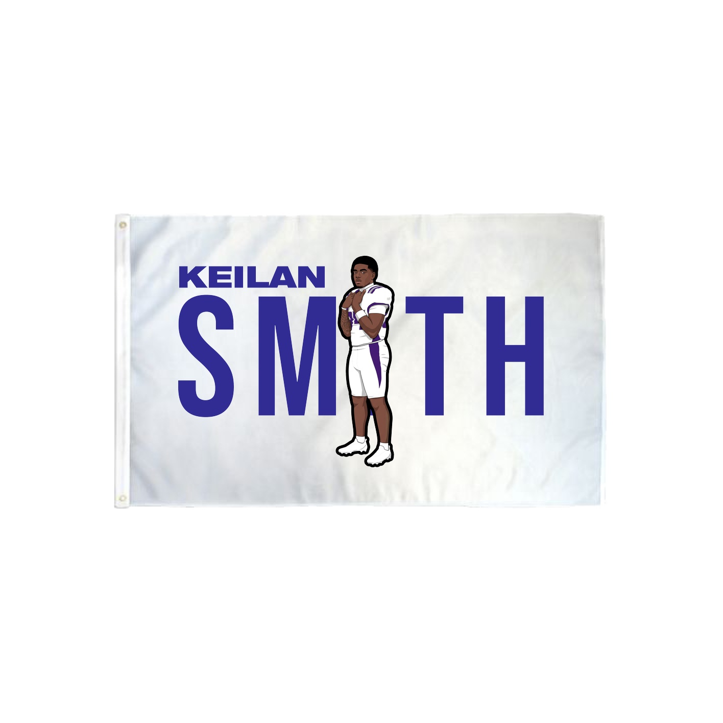 3x5 Flag — Player Name in Classic