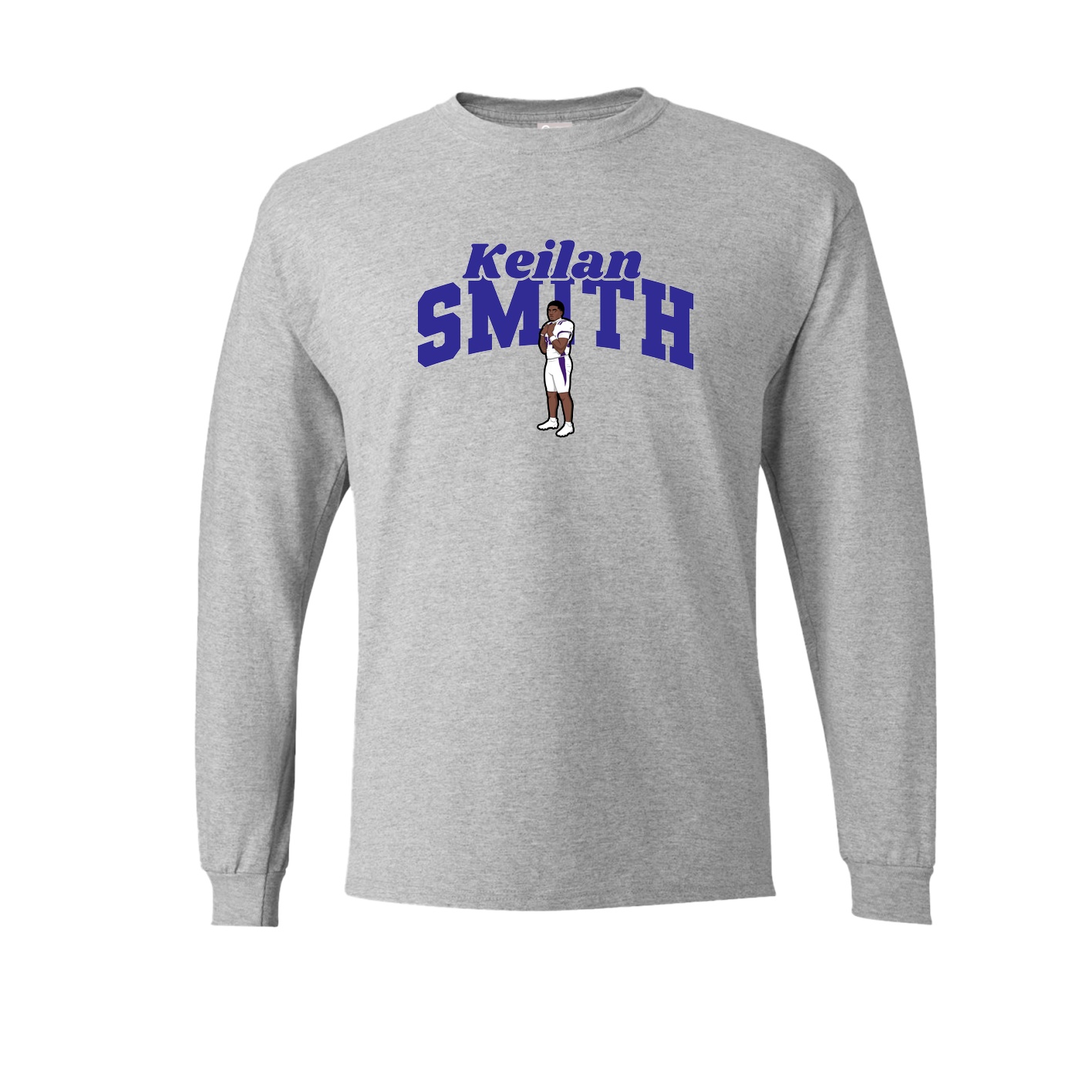 Long Sleeve Tee — Signature Arch in Grey